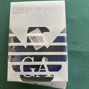 Emporio Armani White Trunk Set